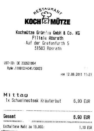 lnge Hffner Kochmtze Restaurant